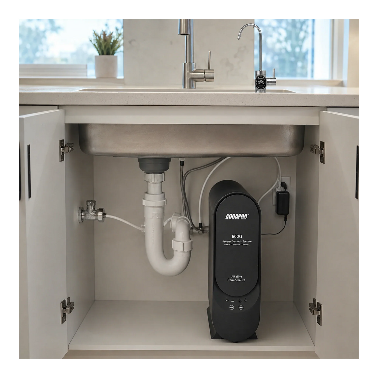 ABT-600 installed under a kitchen sink