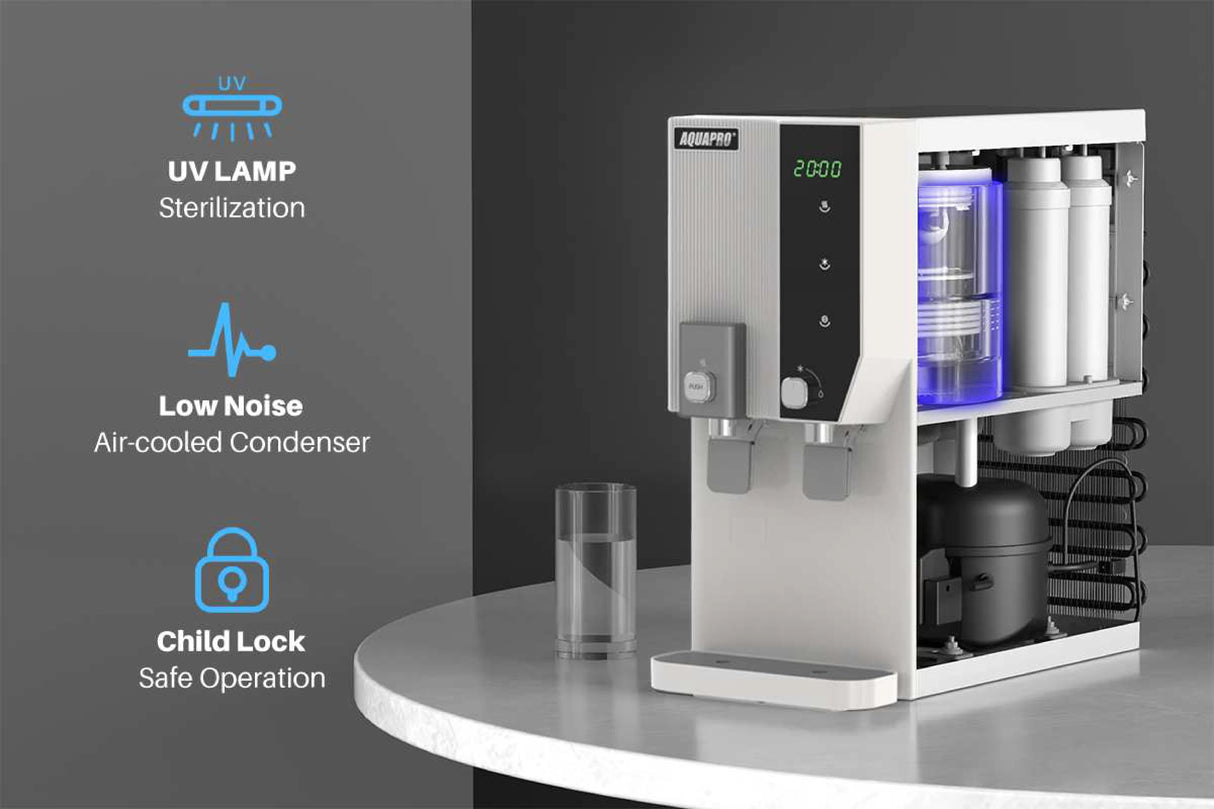 Counter Top Water Dispenser with RO System (Clock)