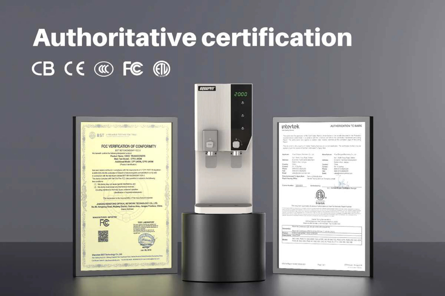Counter Top Water Dispenser with RO System (Clock)