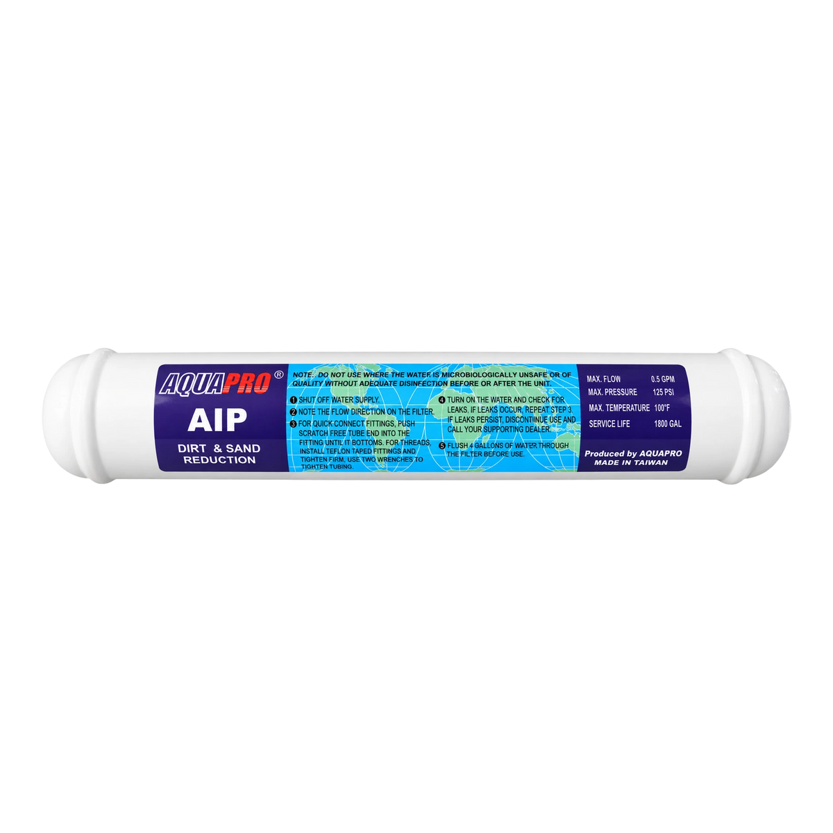 AQUAPRO AIP inline spun sediment filter