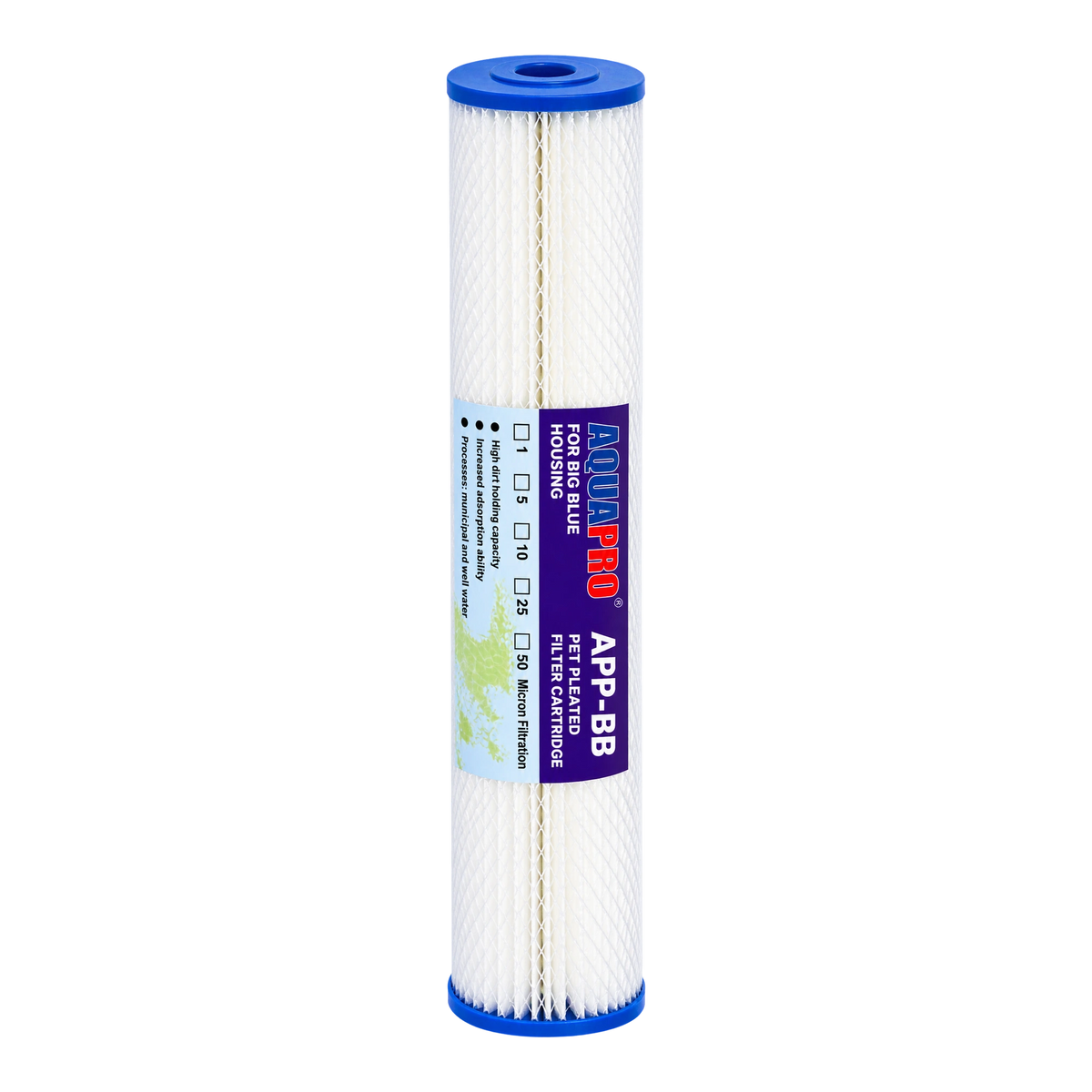 AQUAPRO PET Pleated Filter cartridge