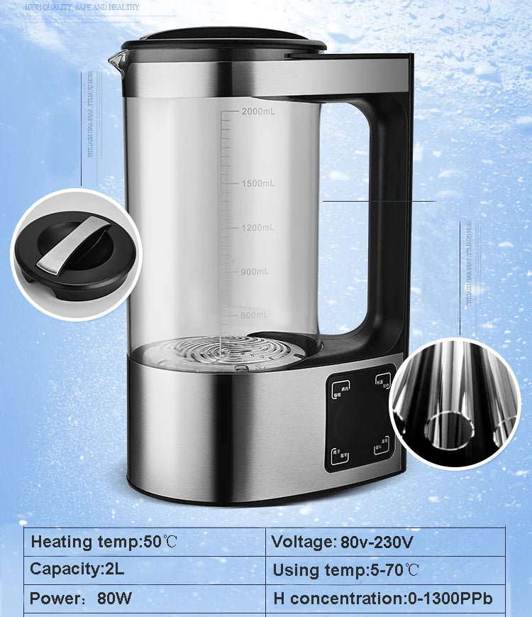 2L Active Hydrogen Rich Water Generator Kettle