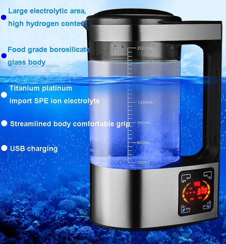 2L Active Hydrogen Rich Water Generator Kettle