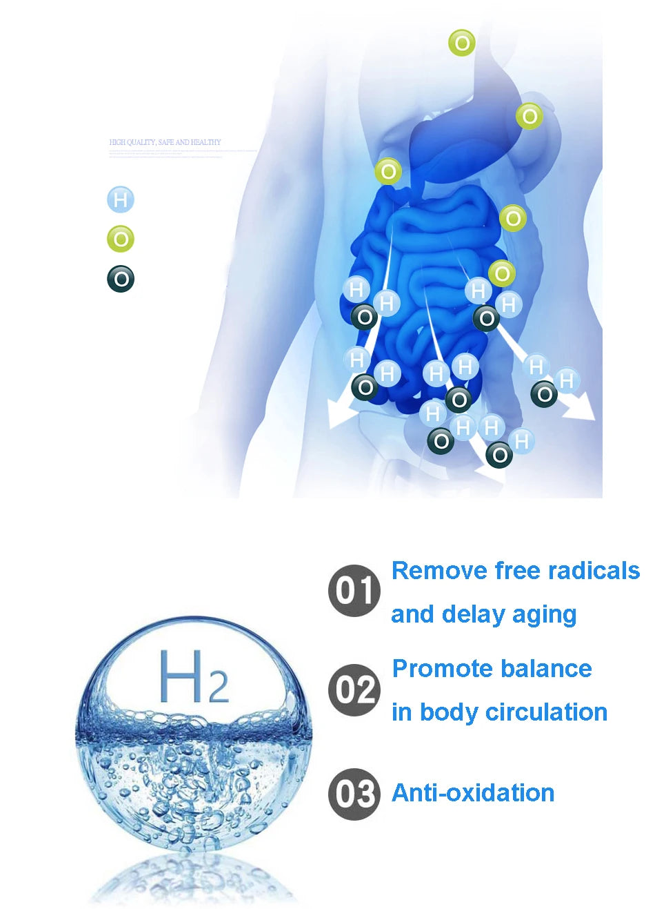 2L Active Hydrogen Rich Water Generator Kettle