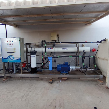10,000 GPD Seawater RO System Installed at National Industries Park, Dubai