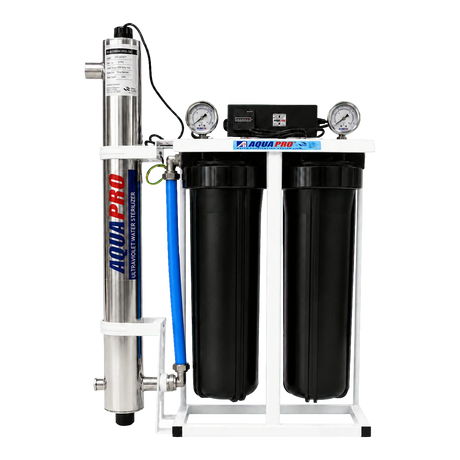 AQUAPRO 20-inch Double Jumbo plus UV AQF-BB20-TWIN-UV12HT1