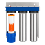 AQUAPRO 20-inch Polyphosphate Anti-Scalant Filter installation