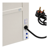 200 GPD Direct Flow Compact RO System – inlet outlet and power connections
