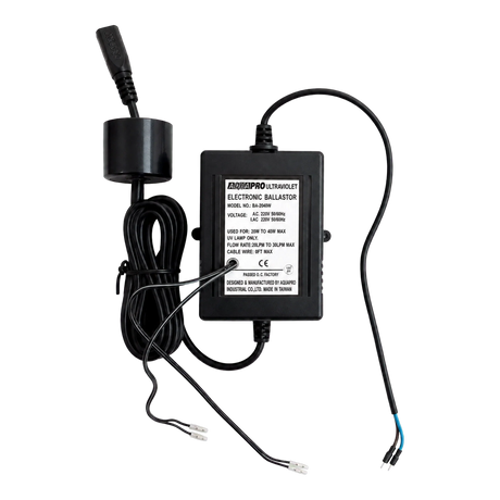 AQUAPRO 40W UV Ballast with Indicator Connection BA-2040W-60