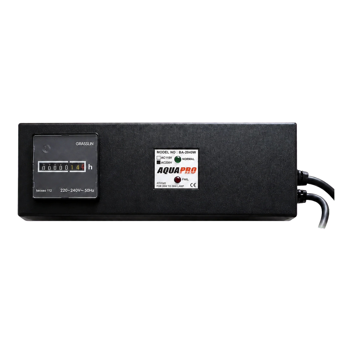 AQUAPRO 40W UV Ballast With Timer BA-2040W-T