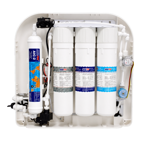 AQUAPRO 700 GPD High Flow Tankless RO System filter interior