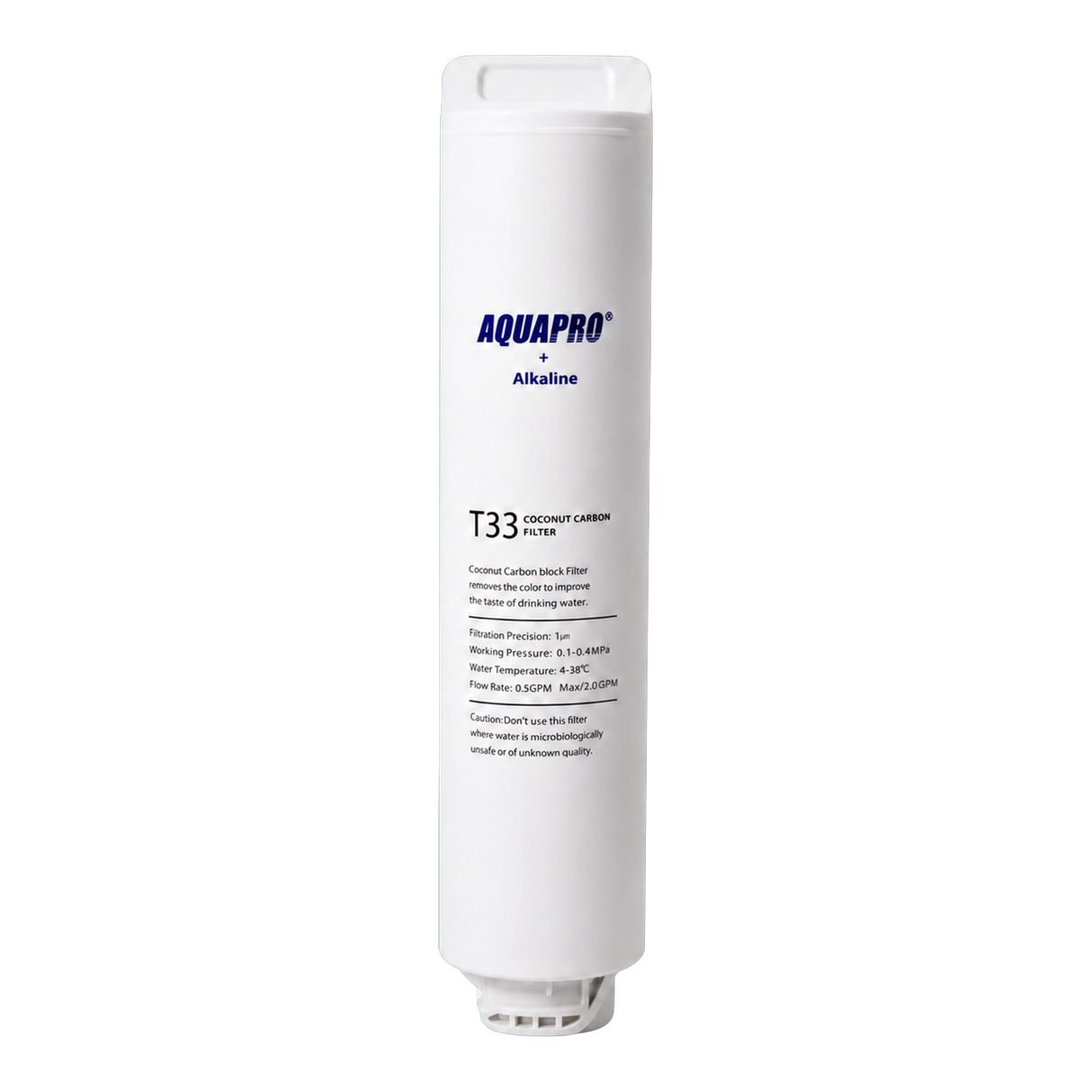 AQUAPRO ABT-600 T33 alkaline coconut carbon filter cartridge