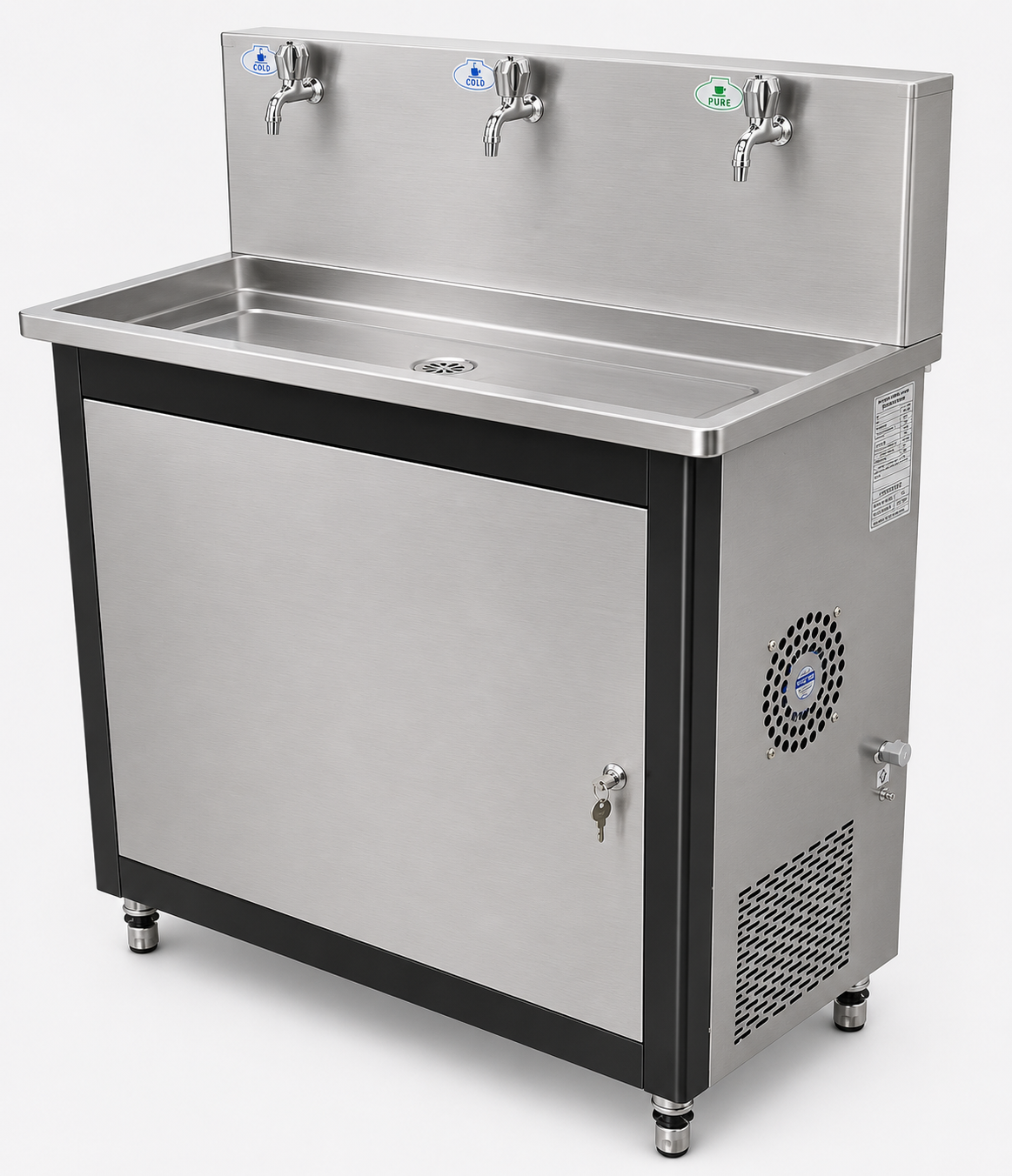 Commercial Water Dispenser with 400 GPD RO System