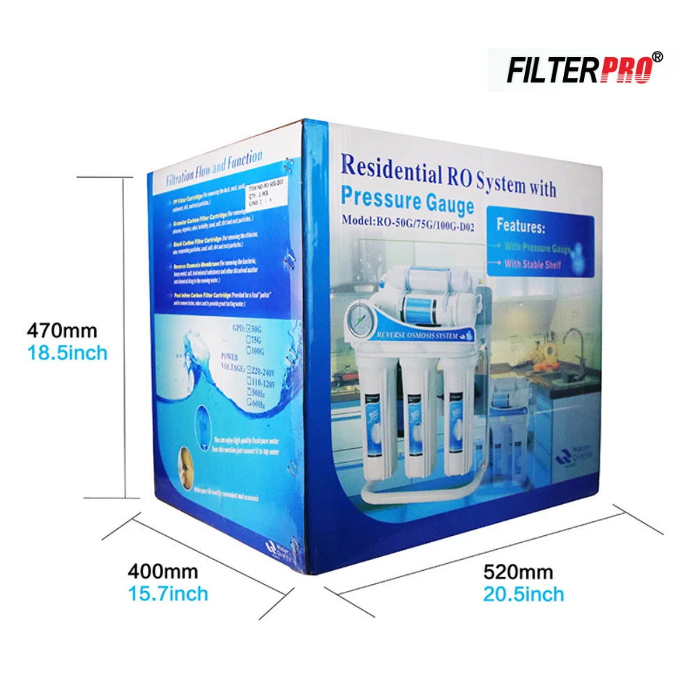 5 Stage RO System FILTERPRO