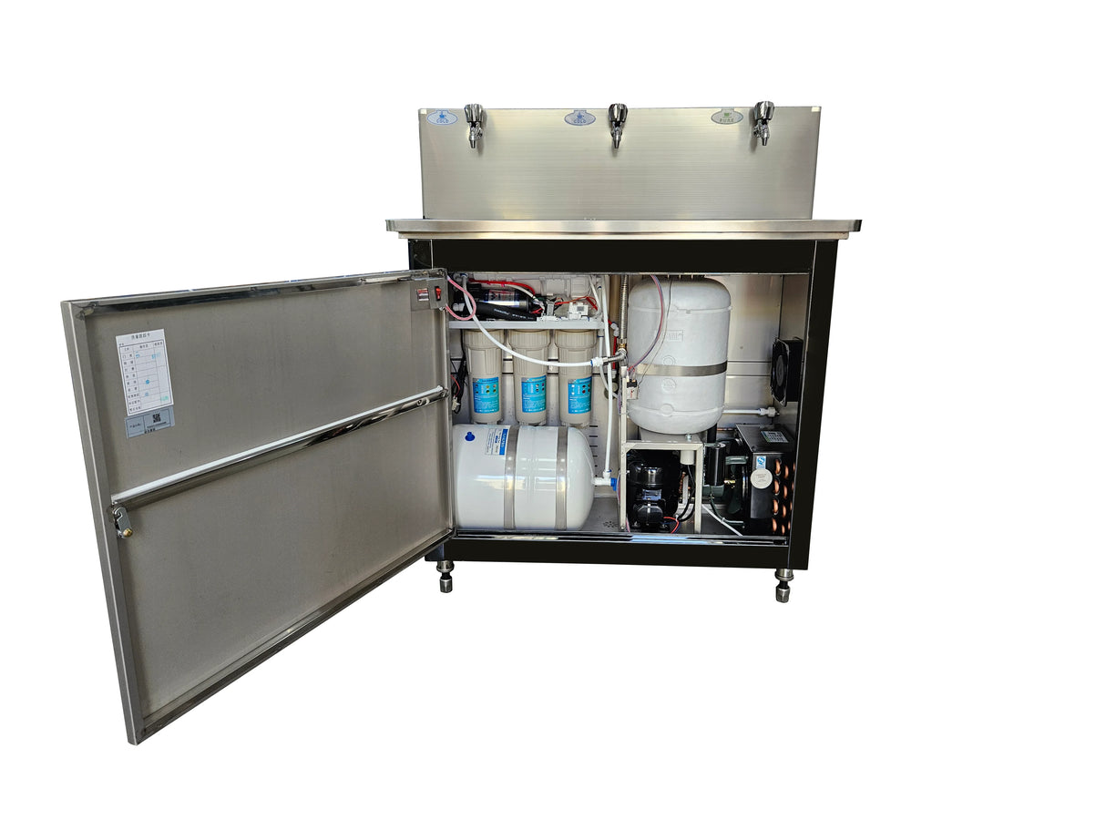 Commercial Water Dispenser with 400 GPD RO System