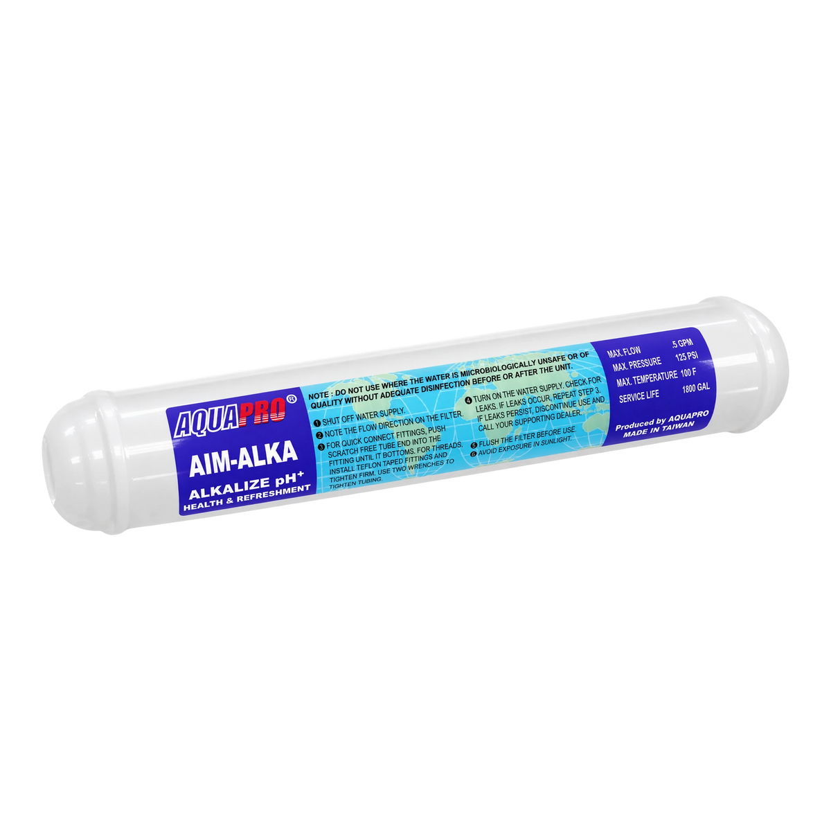 AQUAPRO AIM-ALKA inline alkaline filter