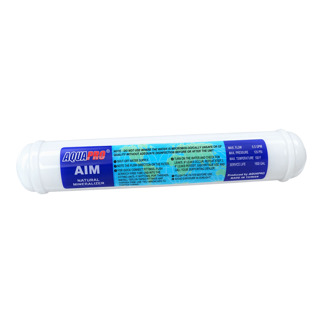 AQUAPRO AIM inline natural mineralizer filter