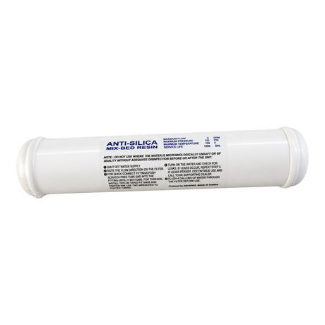 AQUAPRO AMIC inline anti-silica mix-bed resin filter