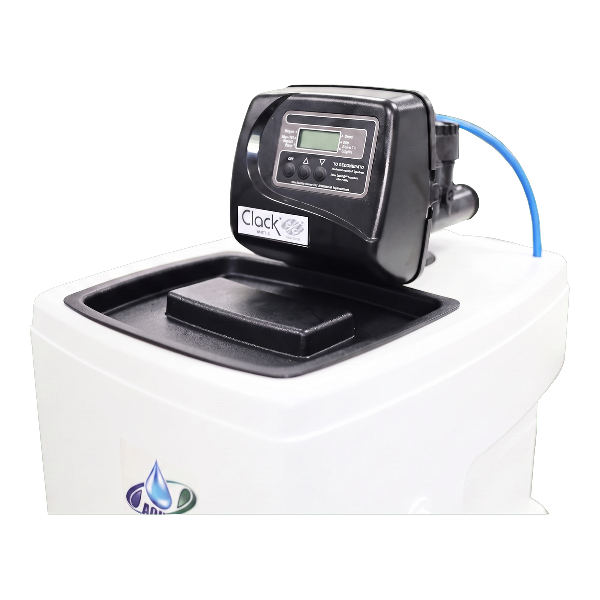 AQUAPRO Automatic Clack Softener Clack control valve close-up