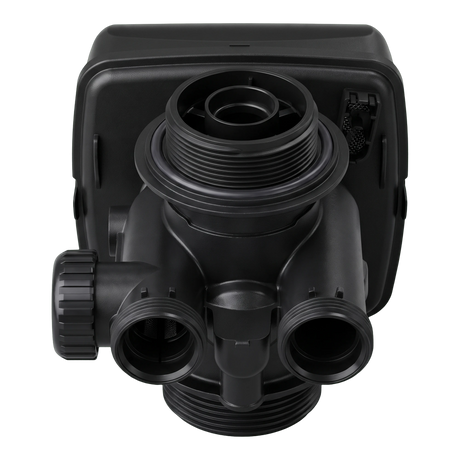 Automatic Clack WS1TC valve plumbing ports view