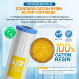 Cation Resin Filter Cartridge (Refillable) 20"x4.5"