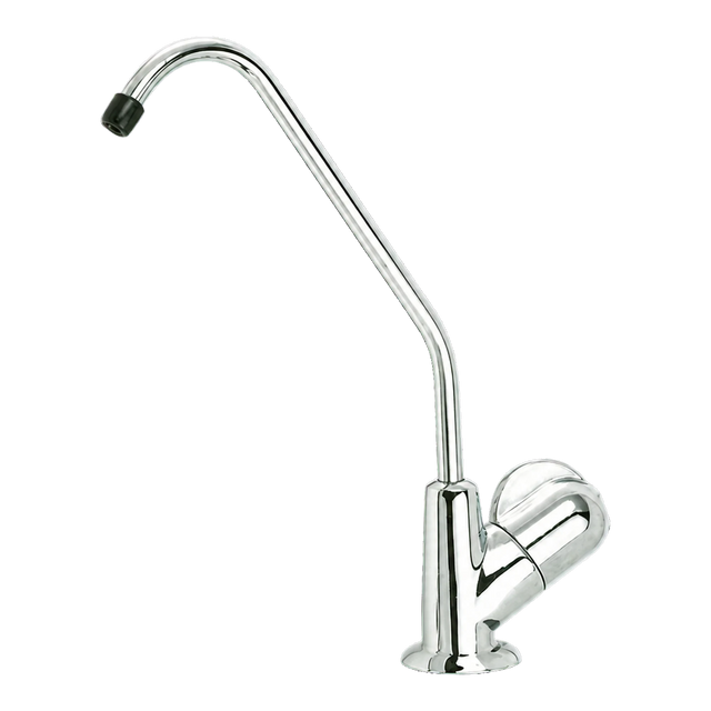 Chrome plated brass drinking water faucet