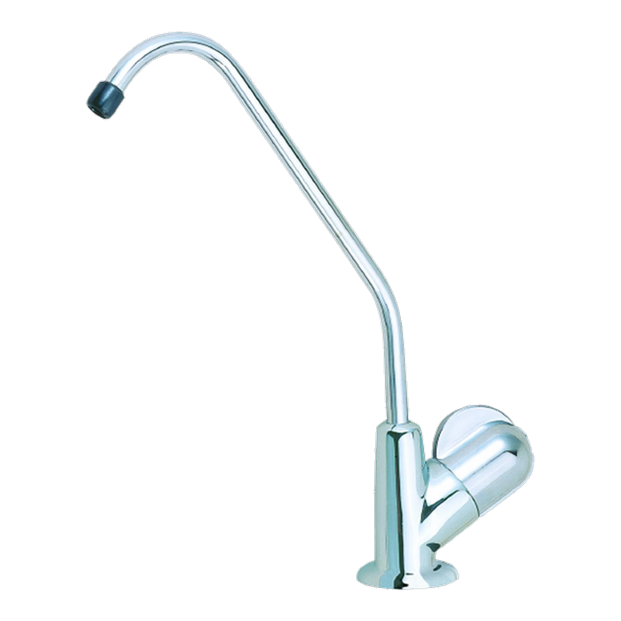 Compact RO System chrome drinking-water faucet