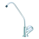 Compact RO System chrome drinking-water faucet