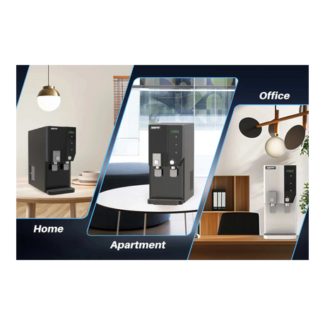 AquaPro countertop RO dispenser with clock - applications