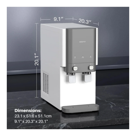 Countertop RO dispenser dimensions