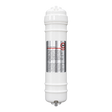 Sediment inline filter A06-PP — white cartridge with silver and red PP label